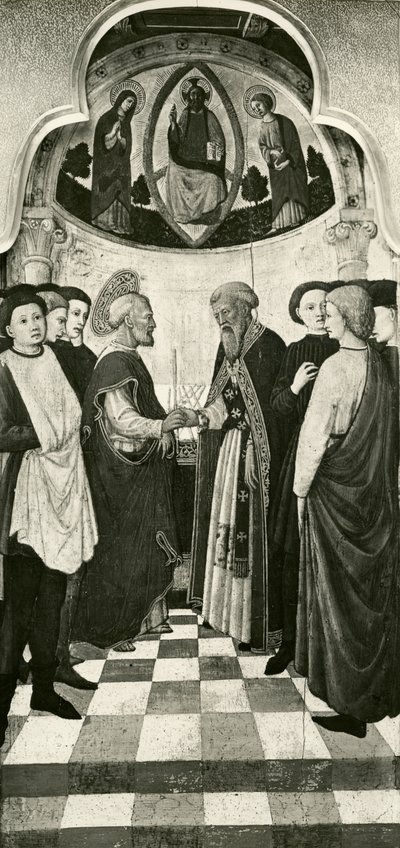 Cycle of the Life of the Virgin, Consecration of the Virgin at the Temple by Giovanni Francesco da Rimini